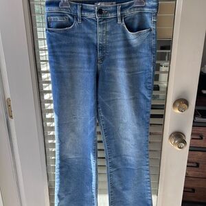 Athleta Light Blue Cropped Bootcut Jeans. Size 10